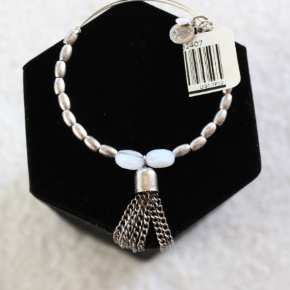 Alex & Ani Powder Blue Beads Bracelet